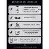 Infographie en français expliquant comment utiliser un bijou connecté LIENFINITY avec l’application mobile.